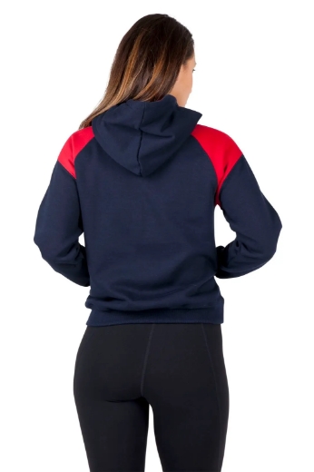 Picture of RAMO, Ladies Shoulder Contrast Panel Hoodie